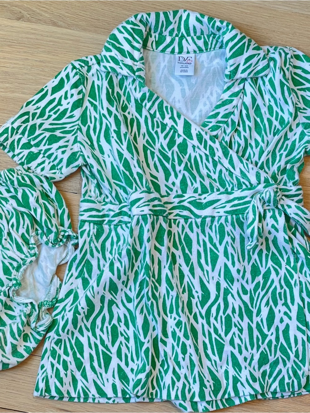 DVF for Baby Gap Faux Wrap Dress w Bloomers 18-24 Months